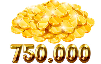 750 000 Jetons