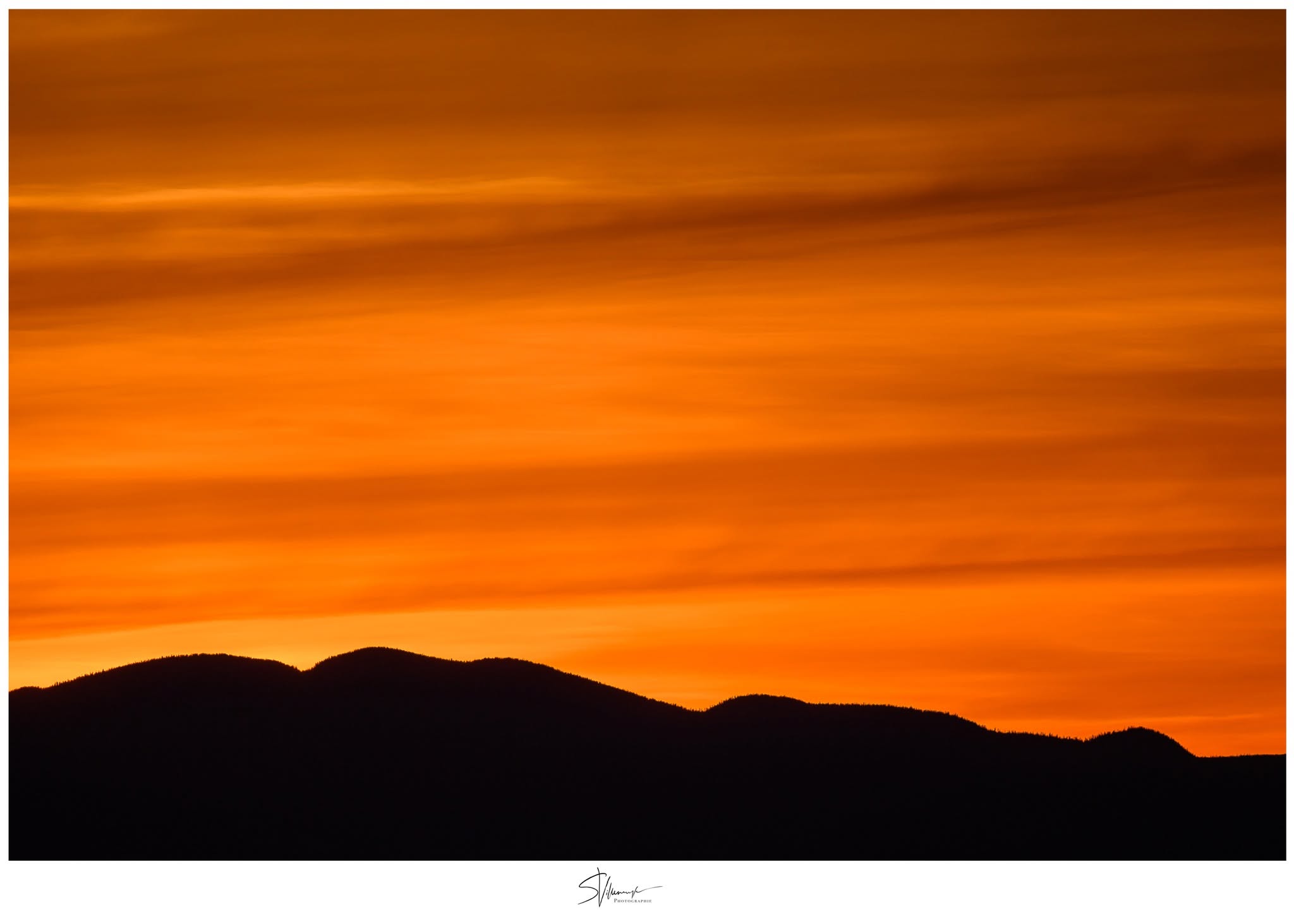 un ciel magnifique ce soir